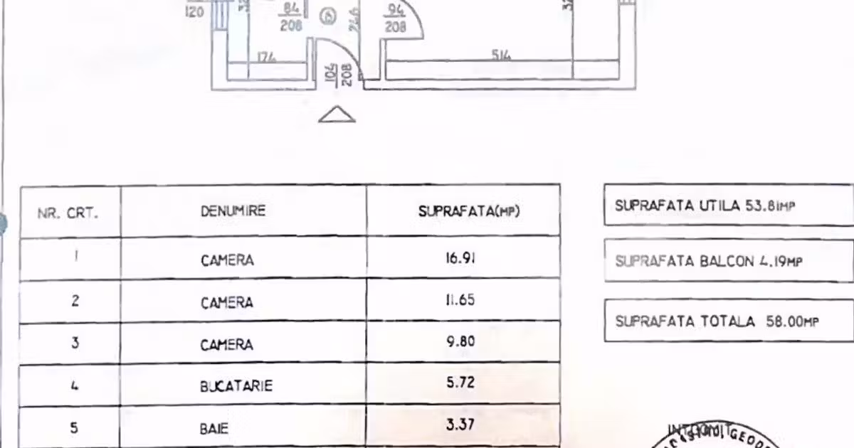 Apartament de vânzare cu 3 camere în zona Parcul Circului, Sector 2