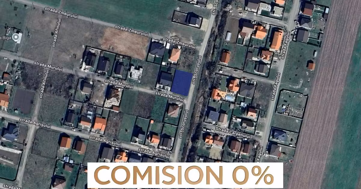 Teren Construcții intravilan de vânzare de 638 mp, în Moșnița Veche
