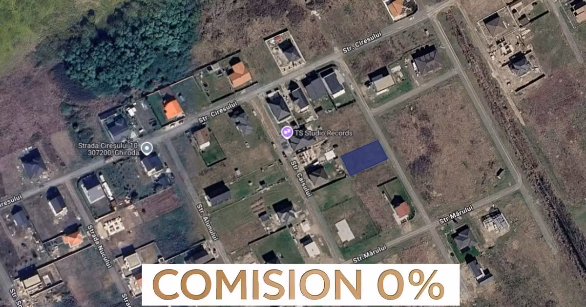 Teren Construcții intravilan de vânzare de 631 mp, în Ghiroda