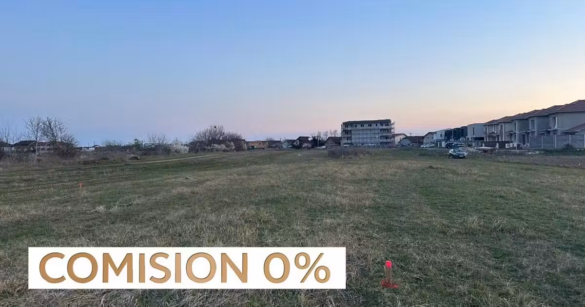 Teren Construcții intravilan de vânzare de 811 mp, în Giroc