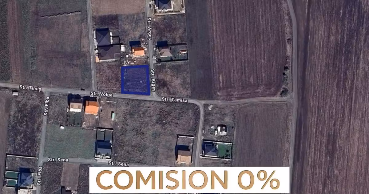 Teren Construcții intravilan de vânzare de 1021 mp, în Săcălaz