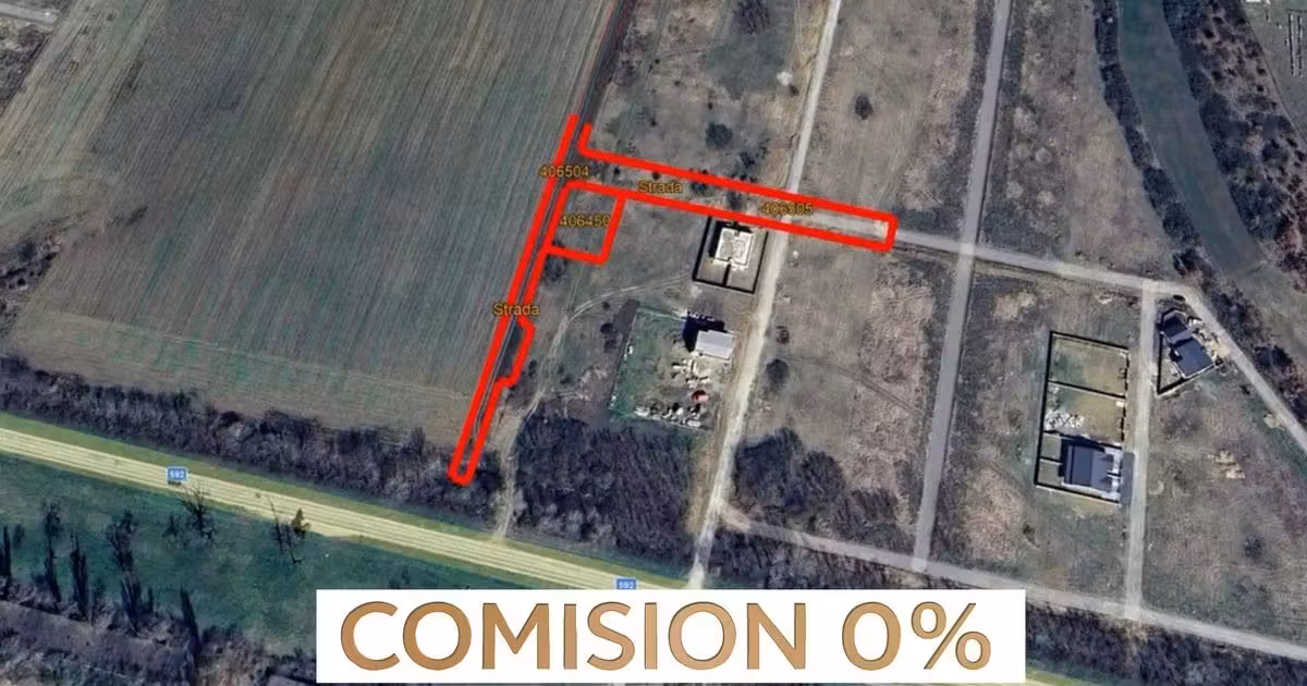 Teren Construcții intravilan de vânzare de 789 mp, în Moșnița Nouă