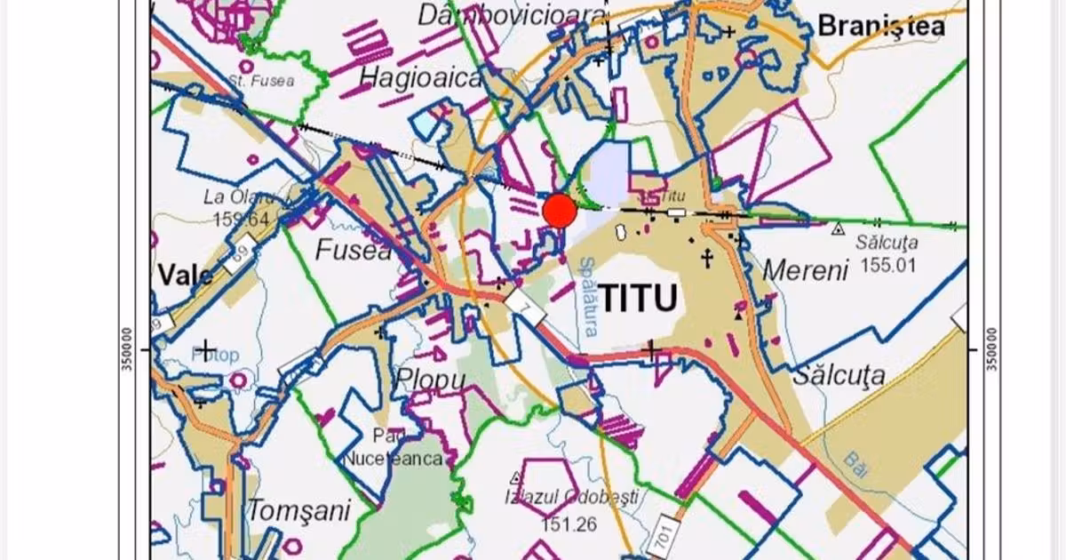 Teren agricol extravilan de vânzare de 5000 mp, în Titu
