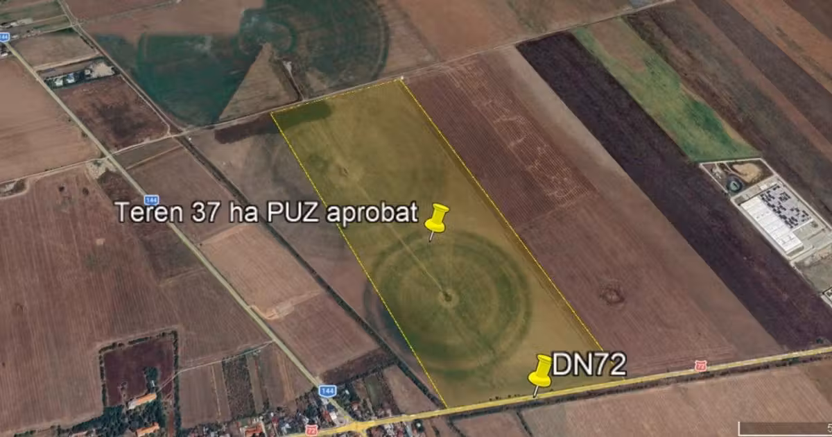 Teren Construcții intravilan de vânzare de 370000 mp, în Ariceștii Rahtivani