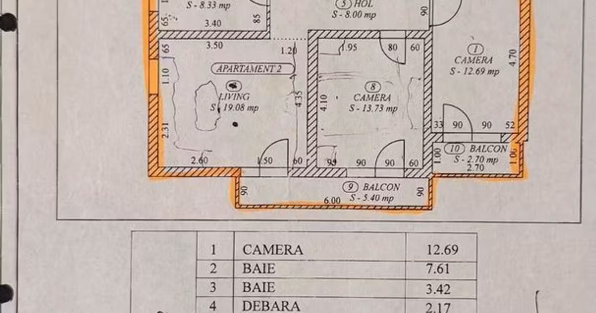 Apartament de vânzare cu 3 camere, mobilat în Cisnădie