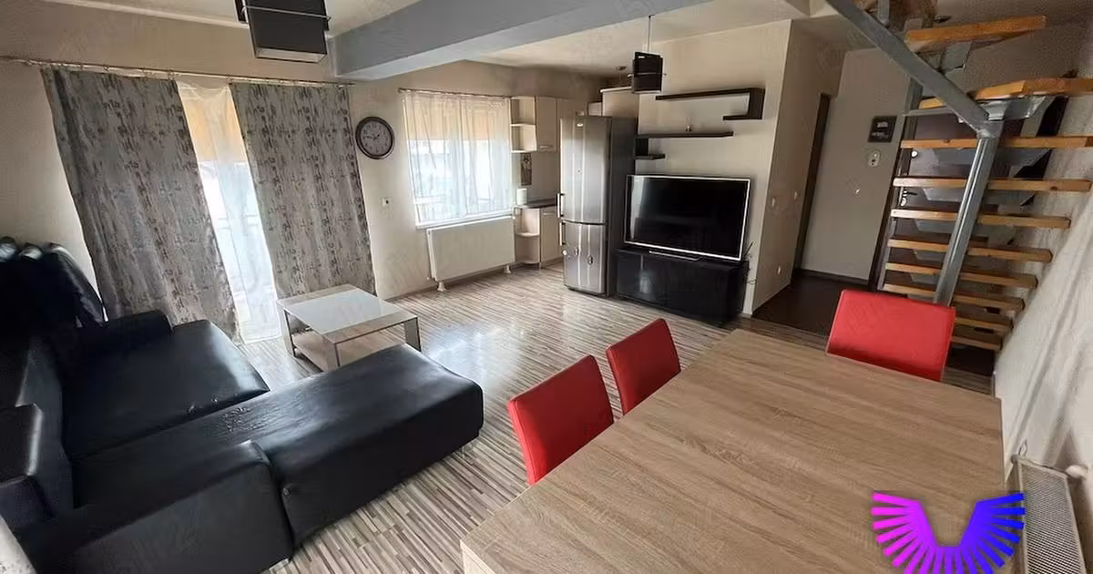 Apartament de vânzare cu 3 camere, mobilat în zona Vasile Aaron, Sibiu