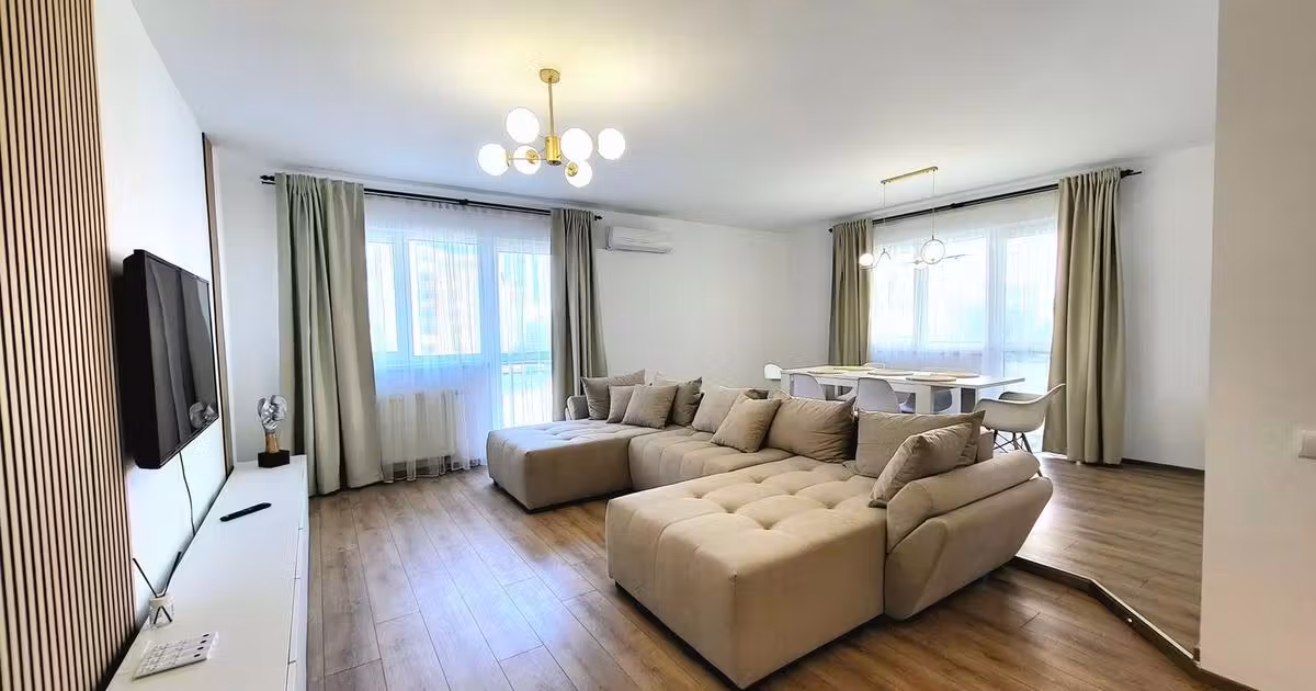 Apartament de vânzare cu 3 camere, mobilat în zona Hipodrom 3, Sibiu