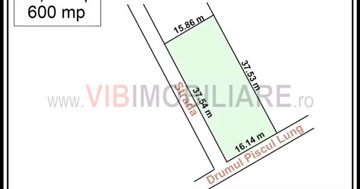 Teren intravilan de vânzare de 600 mp, în zona Băneasa, Sector 1