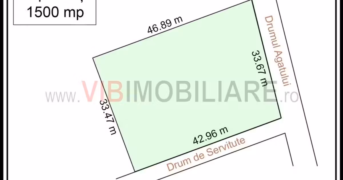 Teren · 1500 m², Băneasa, Otopeni