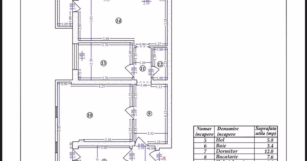 Apartament de vânzare cu 4 camere în Dobroești