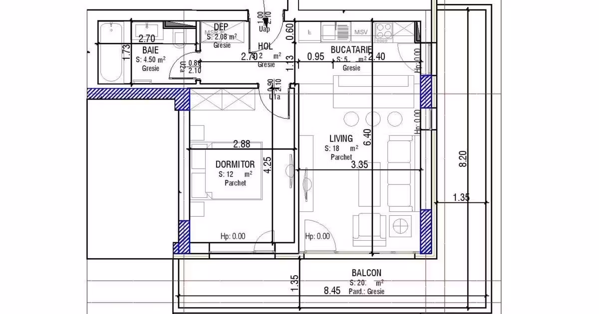 Apartament de vânzare cu 2 camere în zona Bartolomeu, Brașov