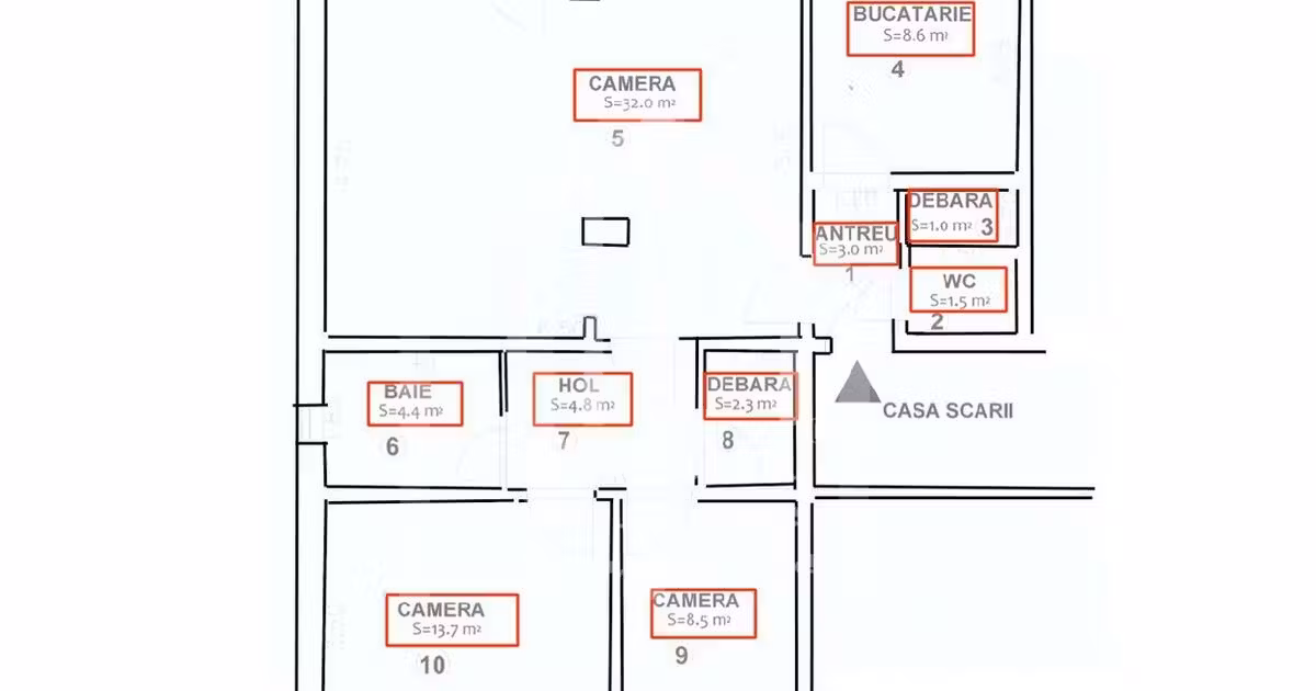 Apartament de vânzare cu 3 camere, mobilat în zona Calea Dumbrăvii, Sibiu