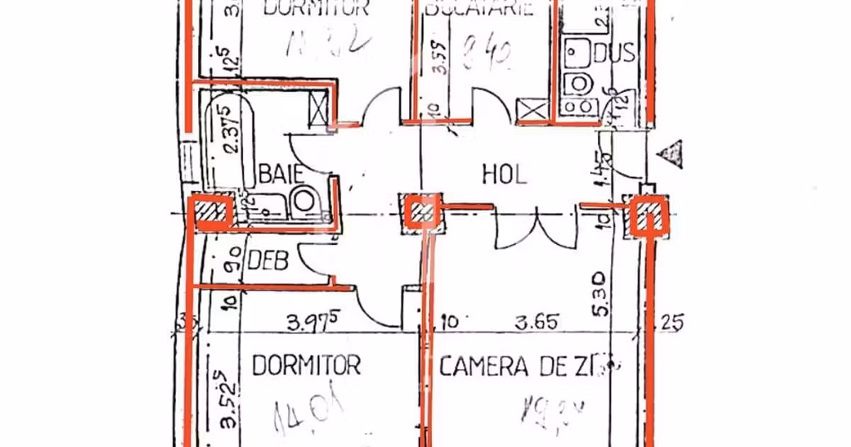 Apartament de vânzare cu 3 camere, mobilat în zona Terezian, Sibiu