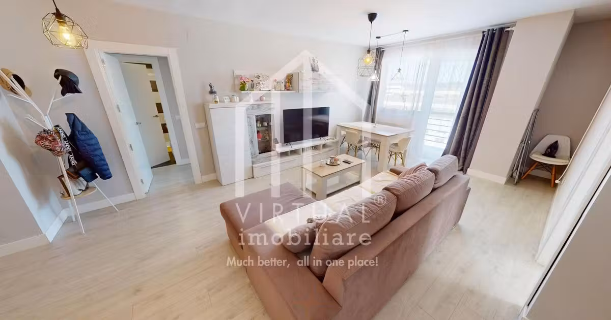 Apartament de vânzare cu 3 camere, mobilat în zona Turnișor, Sibiu