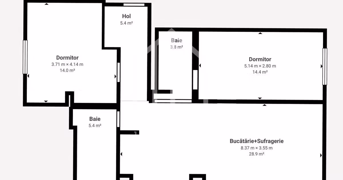 Apartament de vânzare cu 3 camere în zona Vest, Sibiu