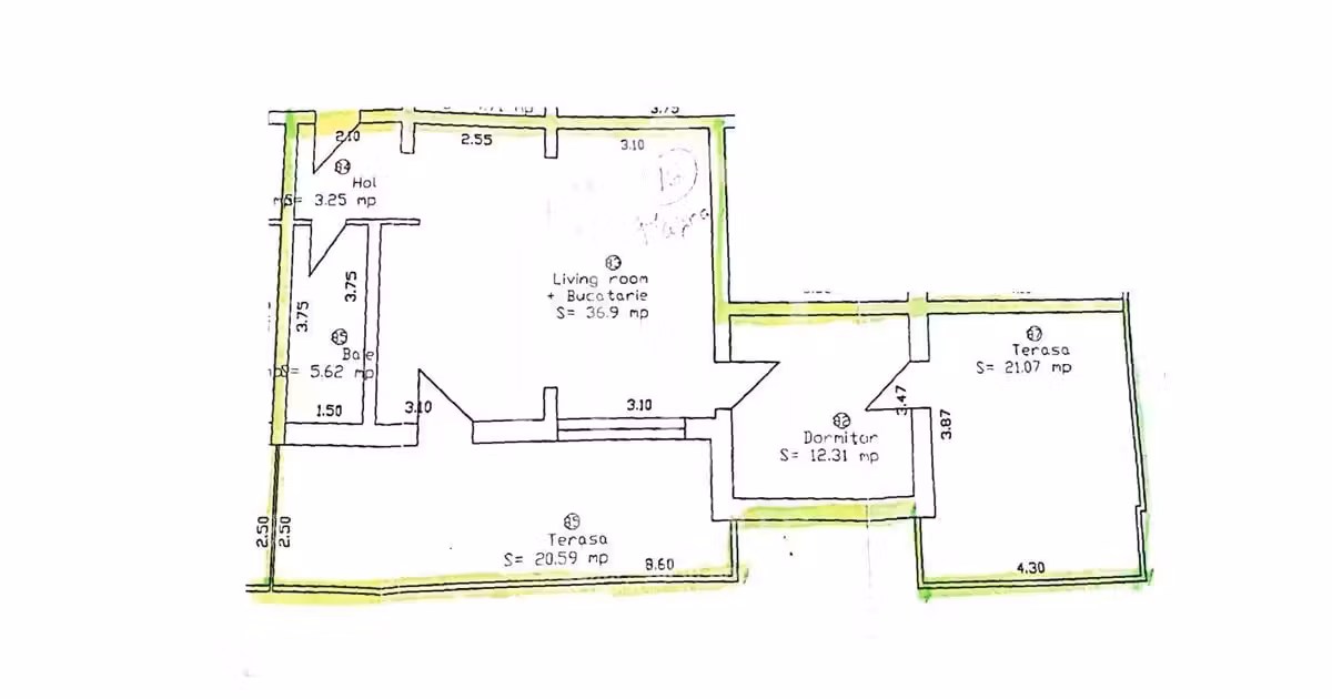 Apartament de vânzare cu 2 camere în zona Arhitecților - Calea Cisnădiei, Sibiu