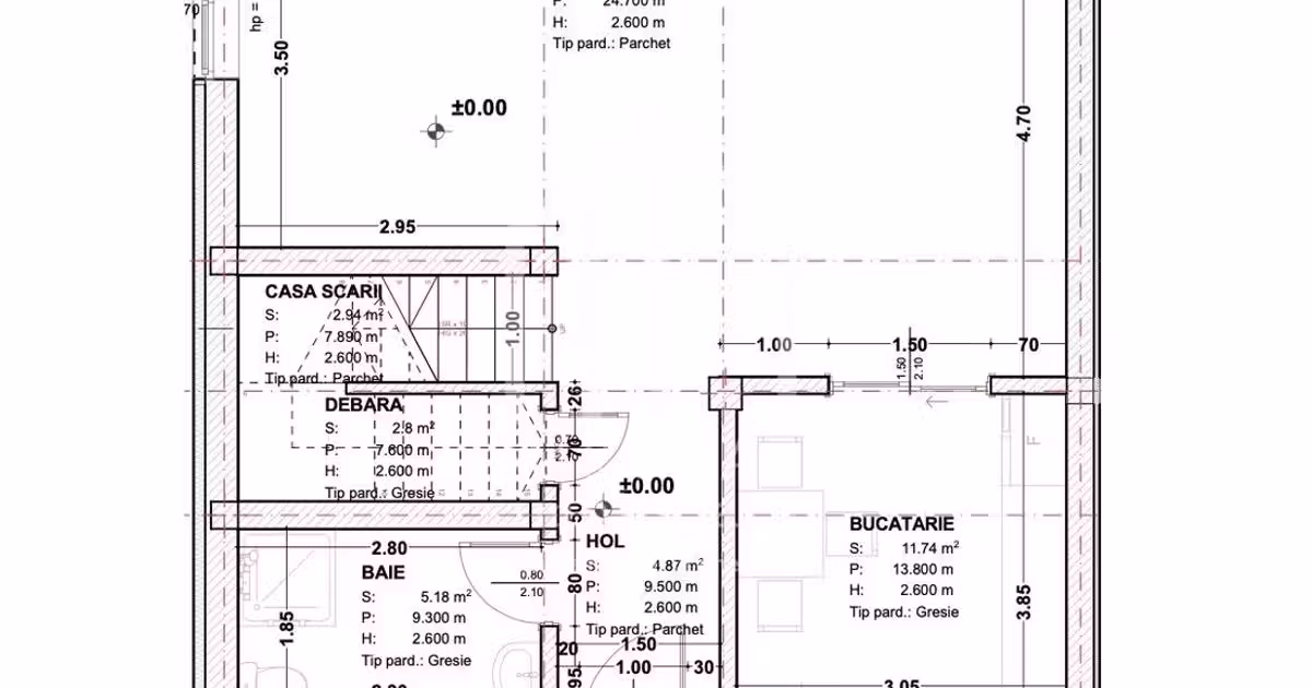 Duplex de vânzare cu 4 camere în Șelimbăr