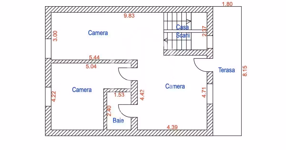 Apartament de vânzare cu 4 camere, mobilat în zona Central, Sibiu