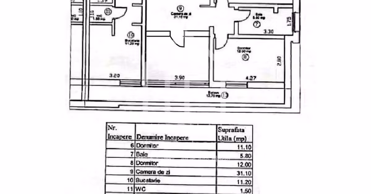 Apartament de vânzare cu 3 camere în Șelimbăr