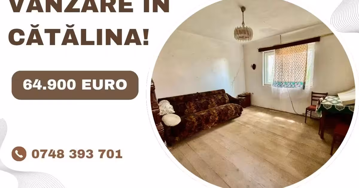 Casă individuală de vânzare cu 3 camere în Catalina