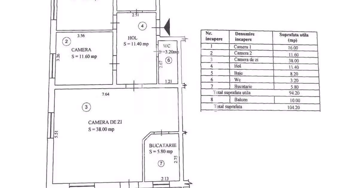 Apartament de vânzare cu 3 camere, mobilat în zona Terezian, Sibiu