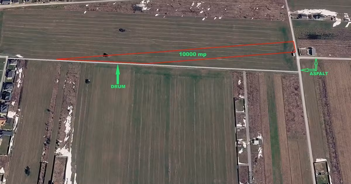Teren Construcții intravilan de vânzare de 10000 mp, în Dragomirești-Vale