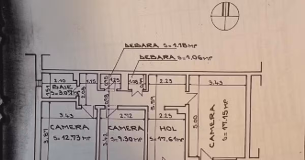 Apartament de vânzare cu 3 camere, mobilat în zona Casa de Cultură, Constanța