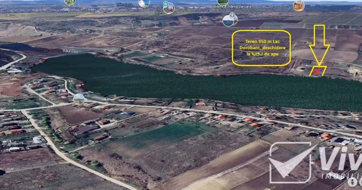 Teren Construcții intravilan de vânzare de 950 mp, în zona Dorobanți, Iași