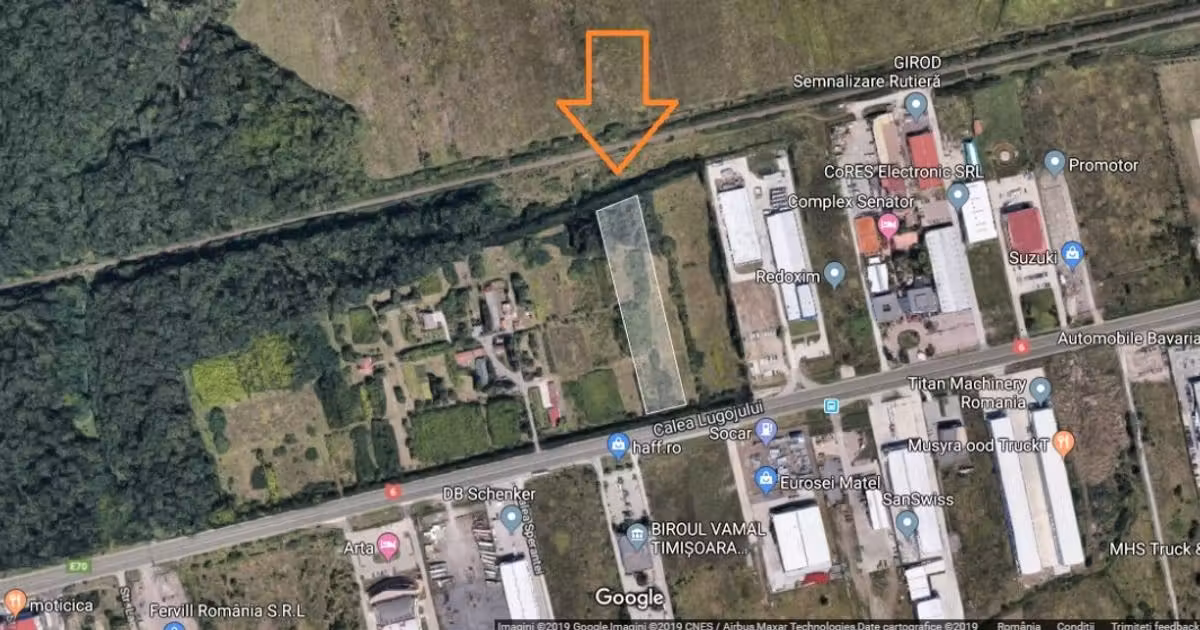 Teren Construcții intravilan de vânzare de 7614 mp, în zona Lugojului, Timișoara