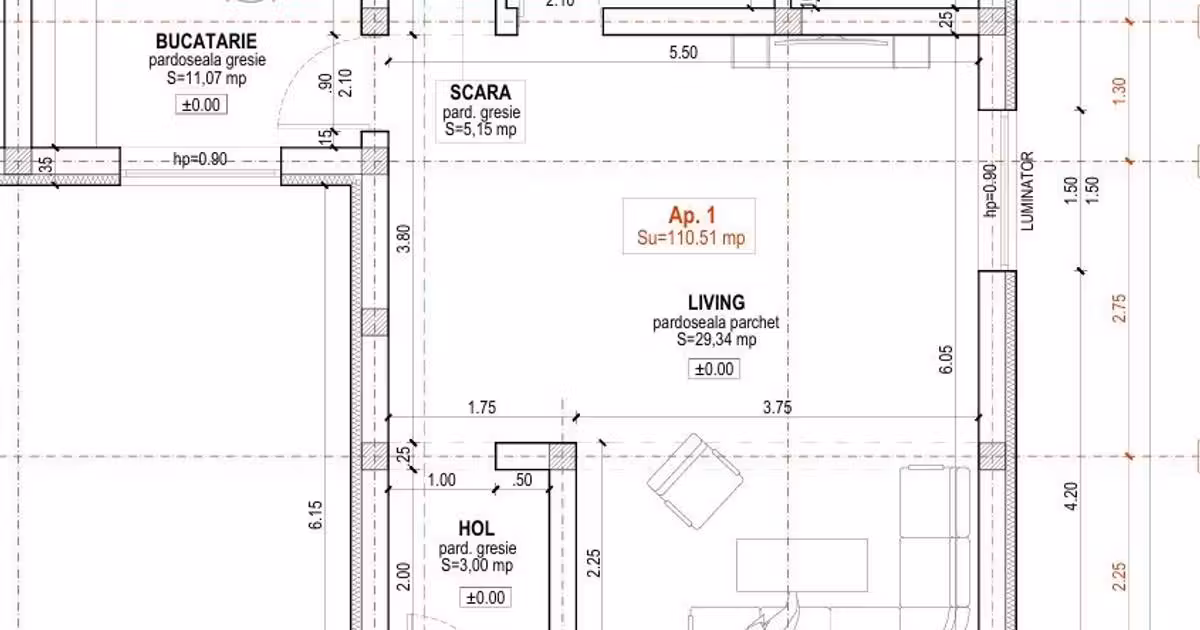 Duplex de vânzare cu 4 camere în zona Arhitecților - Calea Cisnădiei, Sibiu