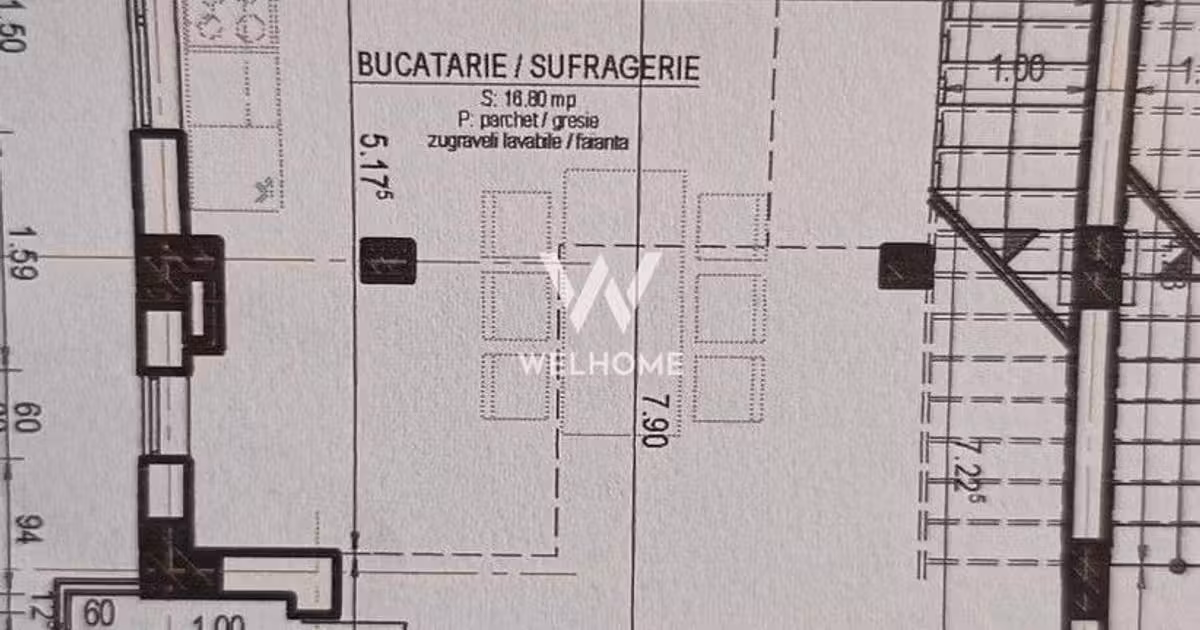 Apartament de vânzare cu 3 camere, mobilat în zona Calea Dumbrăvii, Sibiu
