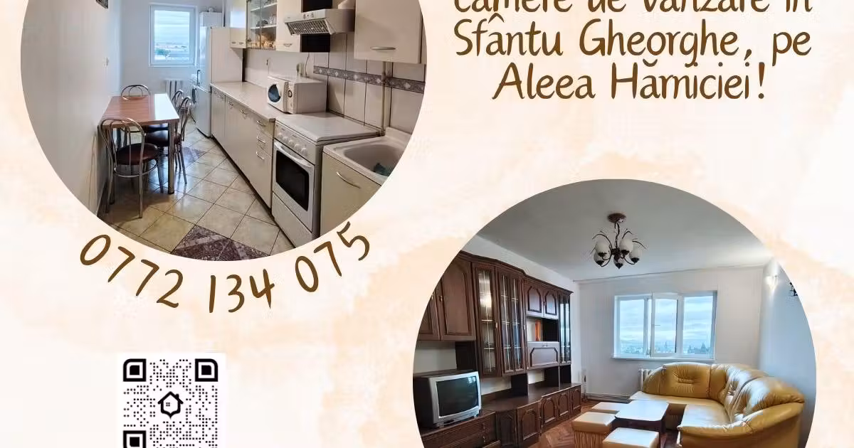 Apartament de vânzare cu 3 camere în zona Gării, Sfântu Gheorghe