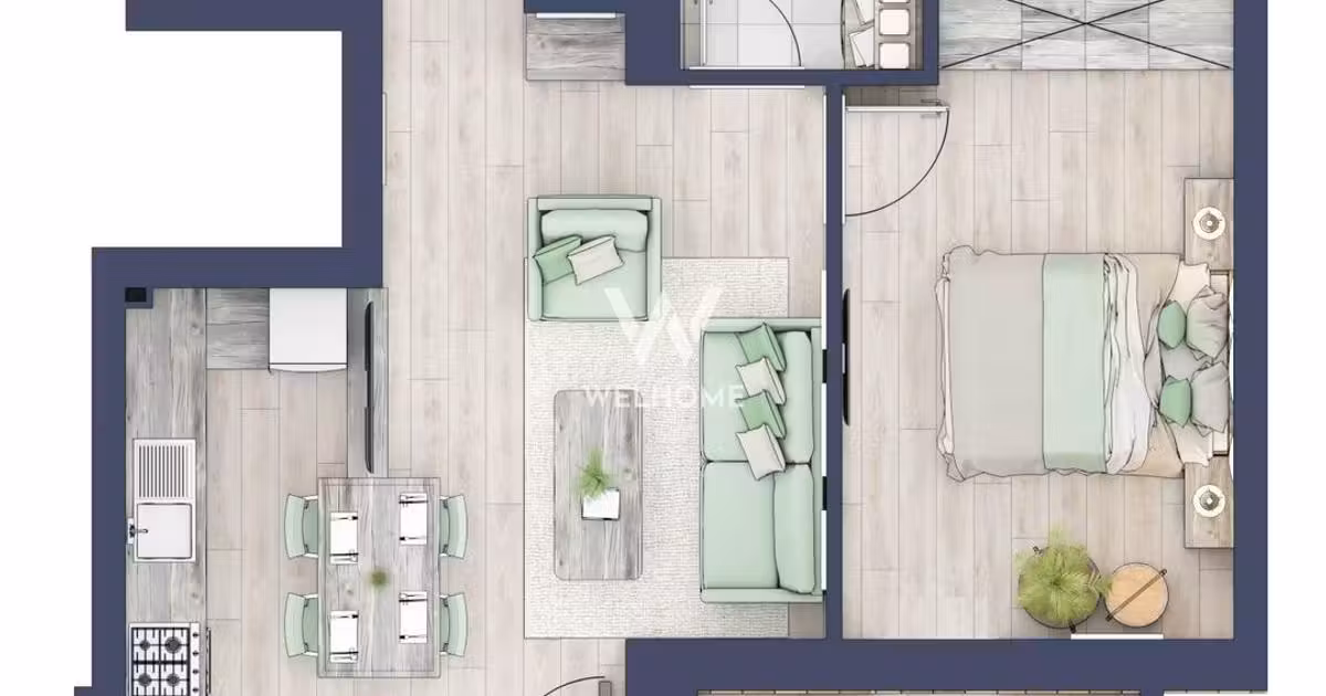 Apartament de vânzare cu 2 camere în zona Turnișor, Sibiu