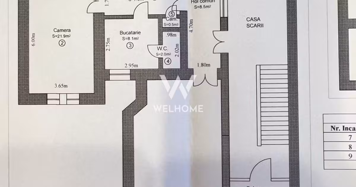 Apartament de vânzare cu 2 camere în zona Ultracentral, Sibiu