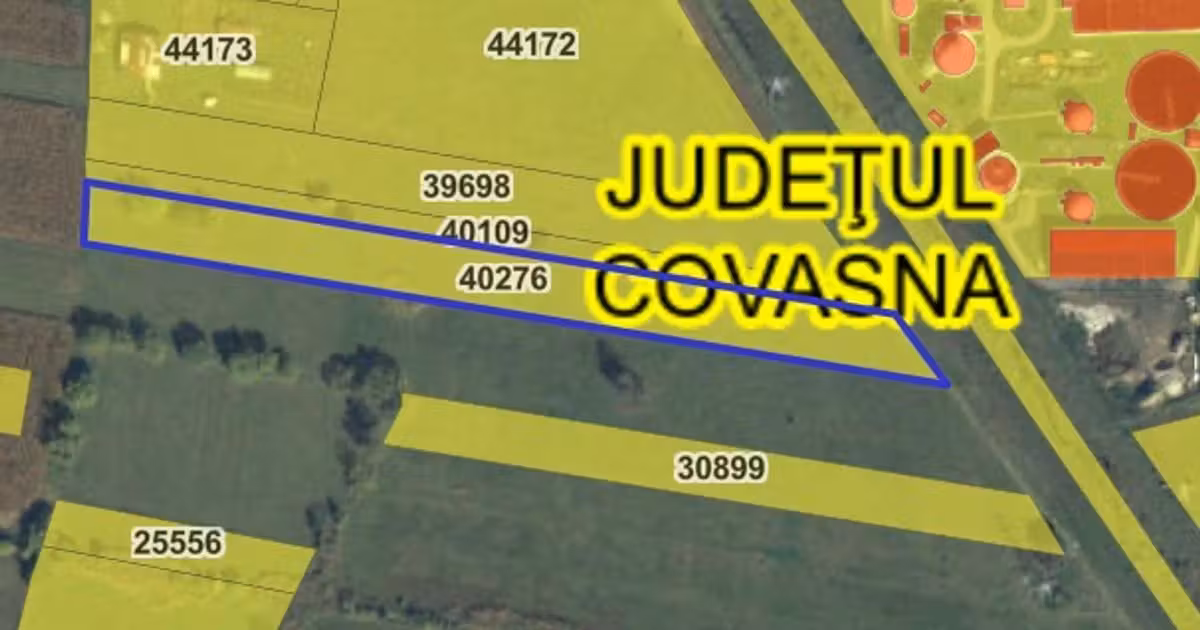 Teren extravilan de vânzare de 7800 mp, în Sfântu Gheorghe