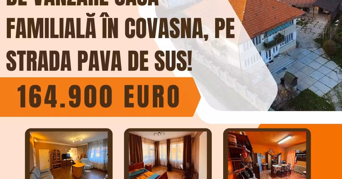 Casă de vânzare cu 5 camere în Covasna