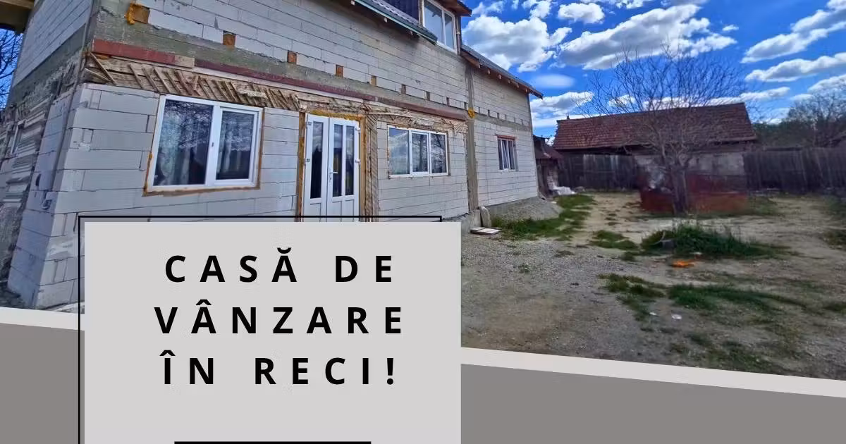Casă de vânzare cu 3 camere în Reci