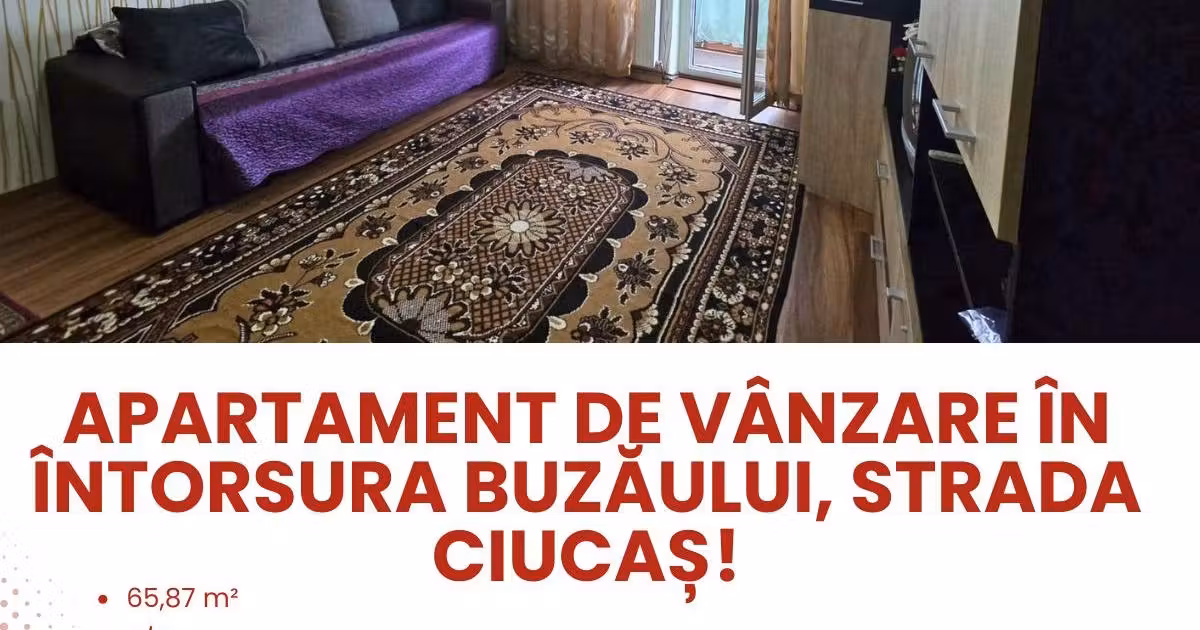 Apartament de vânzare cu 3 camere în Întorsura Buzăului