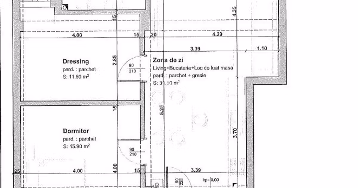 Apartament de vânzare cu 3 camere în Șelimbăr