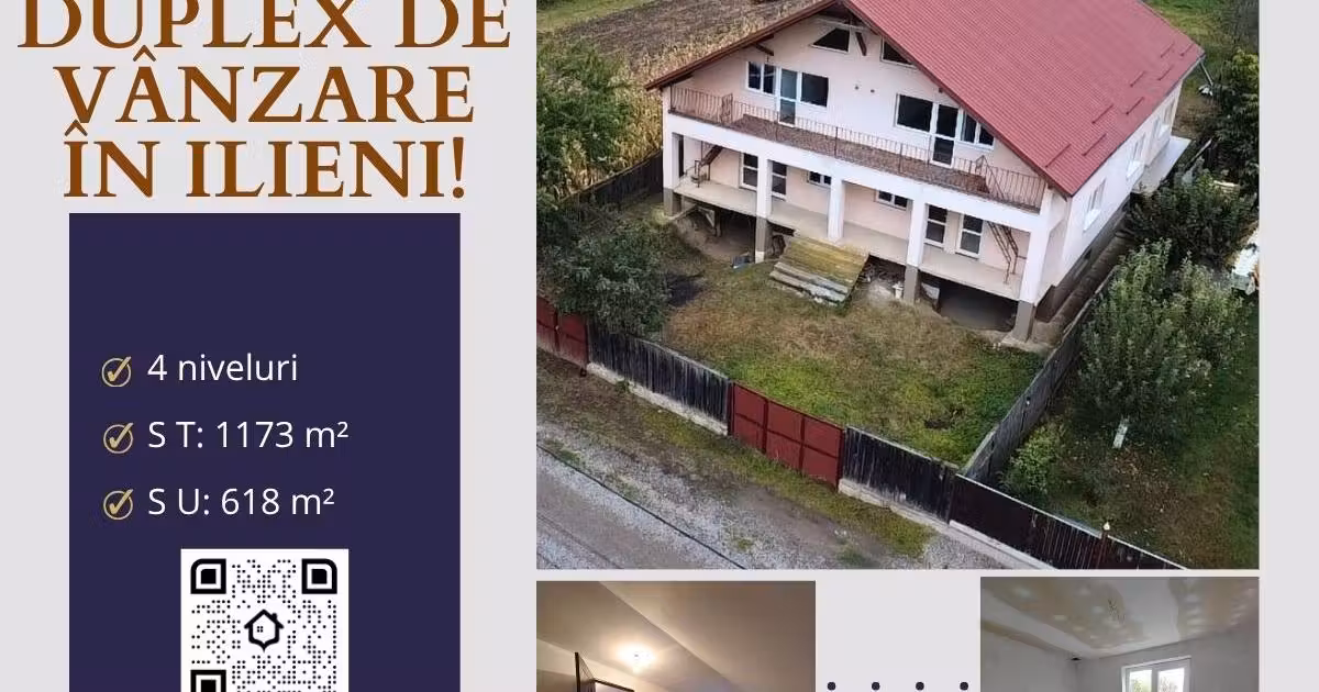Duplex de vânzare cu 20 camere în Ilieni