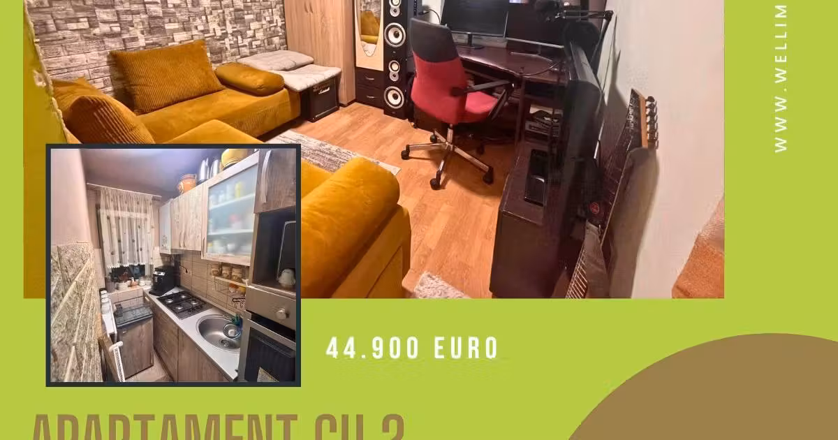 Apartament de vânzare cu 2 camere în Covasna