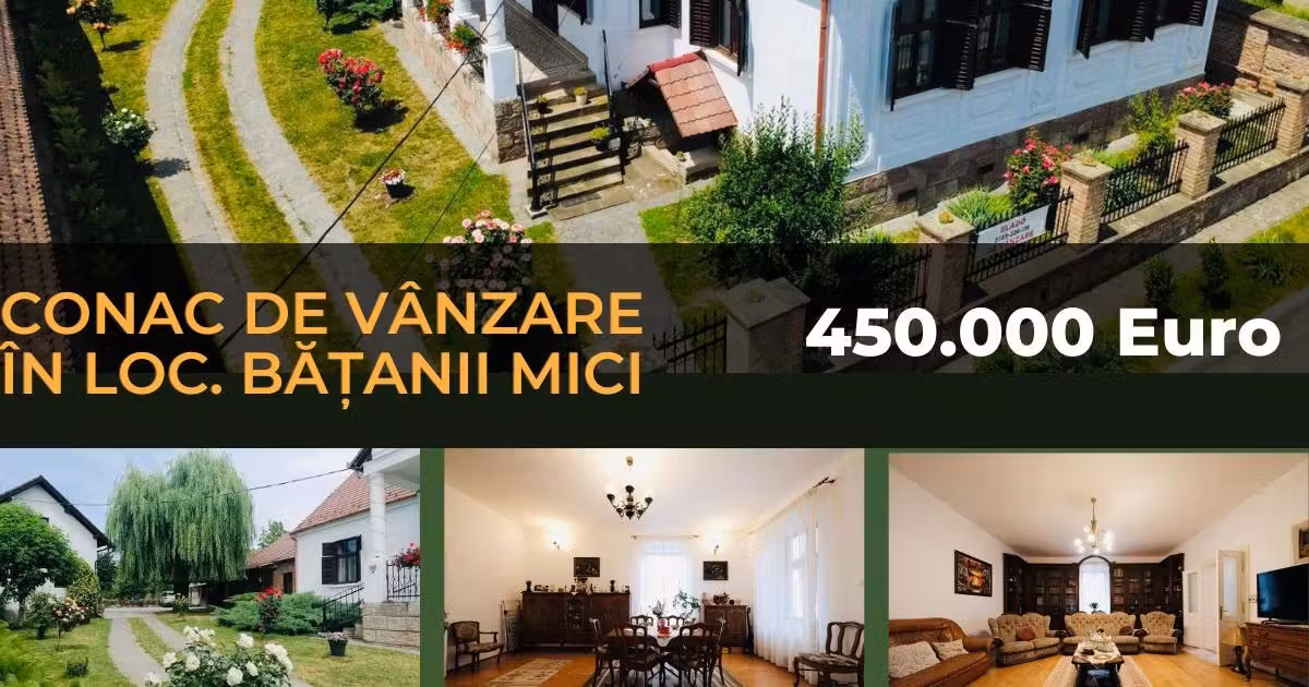 Casă de vânzare cu 6 camere în Bățanii Mici