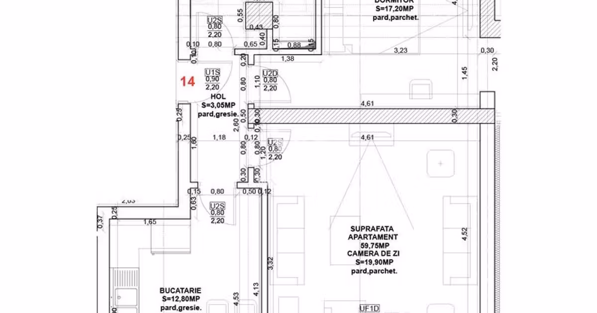 Apartament de vânzare cu 2 camere în zona Vest, Sibiu