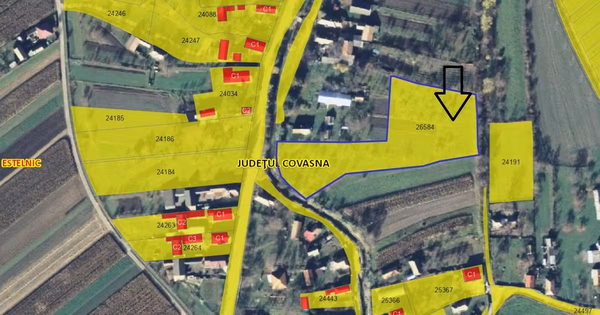 Teren Construcții intravilan de vânzare de 8079 mp, în Târgu Secuiesc