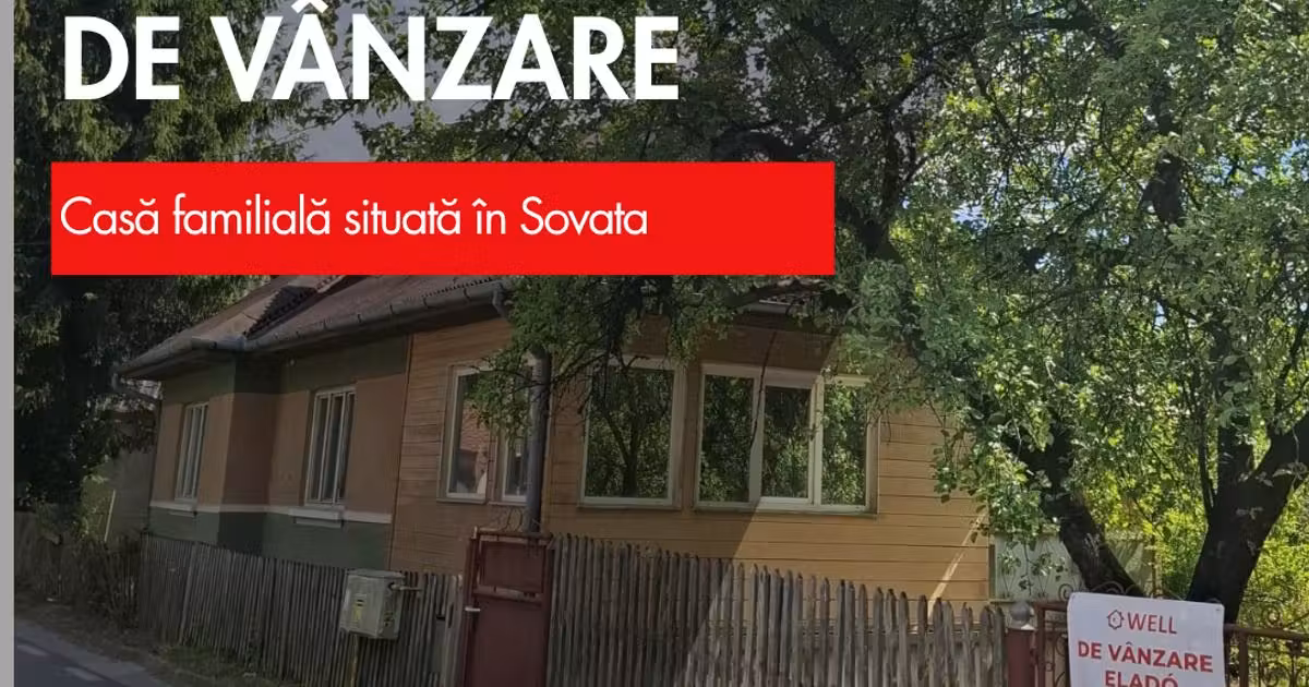 Casă individuală de vânzare cu 3 camere în Sovata