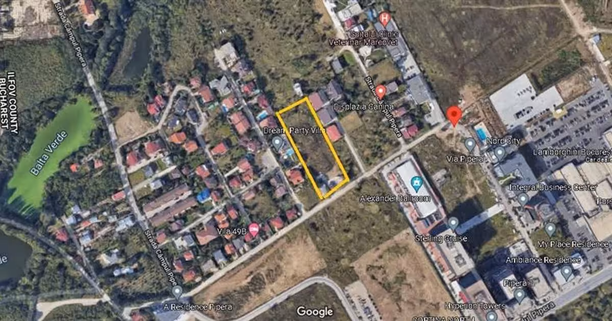 Teren Construcții intravilan de vânzare de 7000 mp, în Voluntari