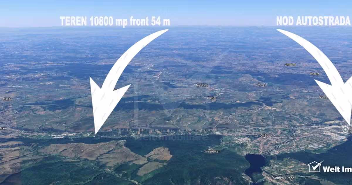Teren · 1080000 m², Gilău, gilau