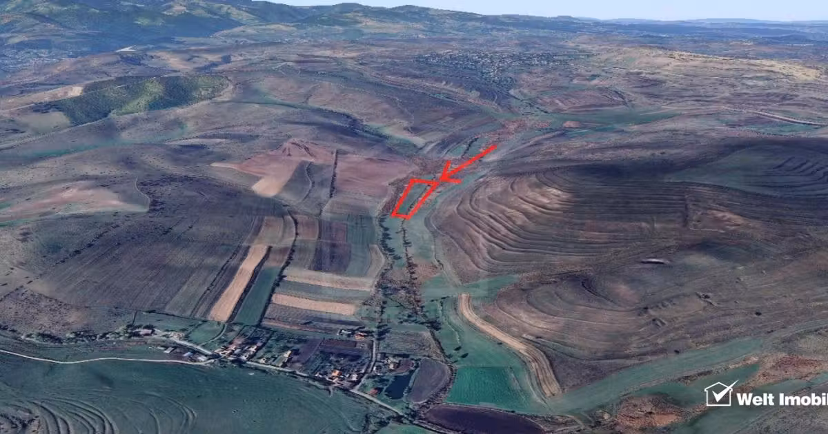 Teren agricol extravilan de vânzare de 21500 mp, în Valea Agrișului