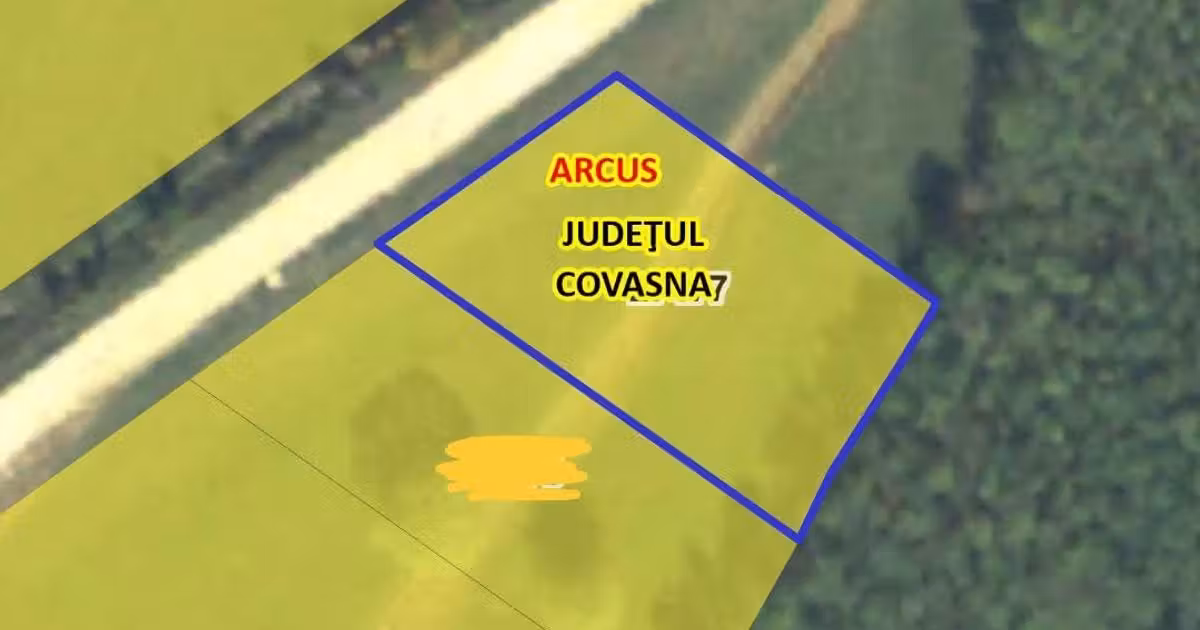 Teren agricol extravilan de vânzare de 1500 mp, în Arcuș