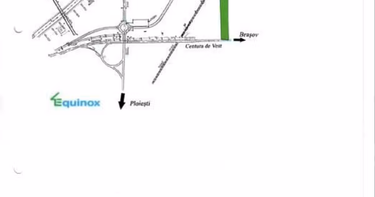 Teren agricol extravilan de vânzare de 65637 mp, în zona Vest, Ploiești